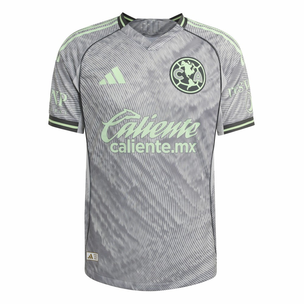 Club America 2025 Third On Field Jersey Gray