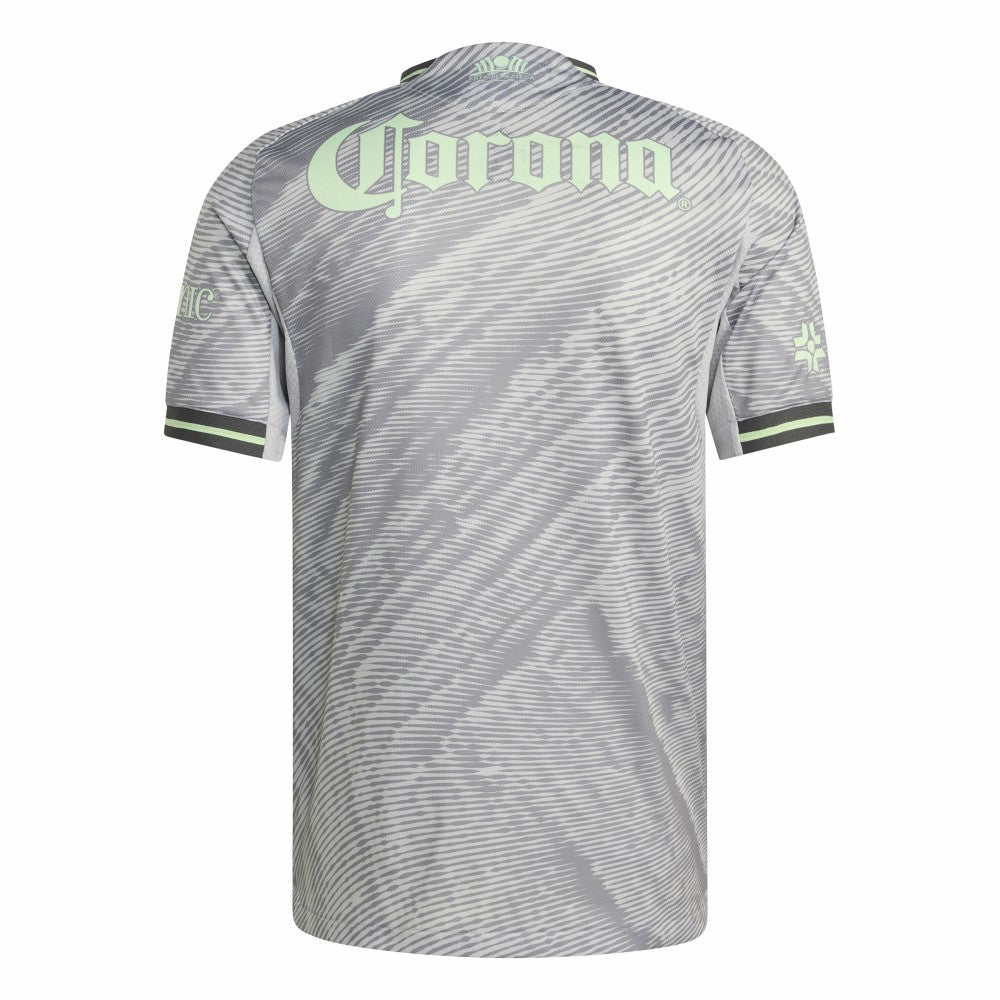 Club America 2025 Third On Field Jersey Gray