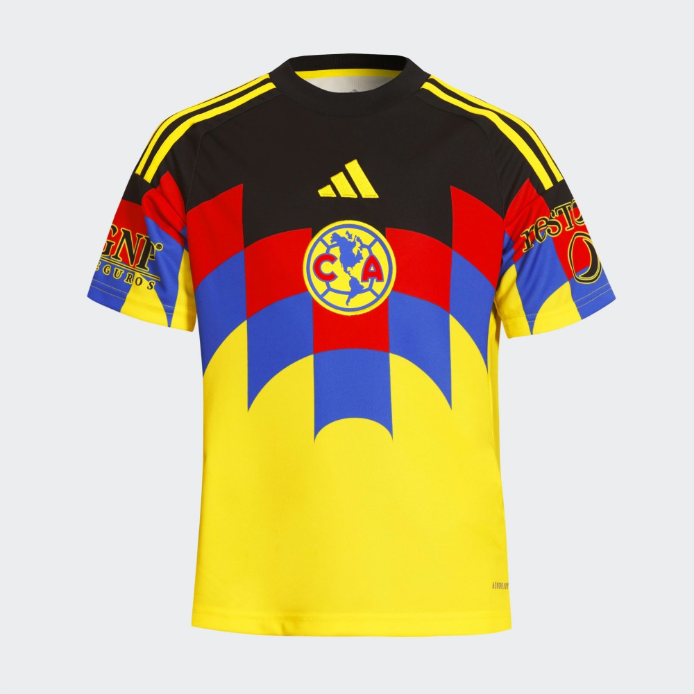 Club America Youth 2025/26 Home Replica Jersey Yellow