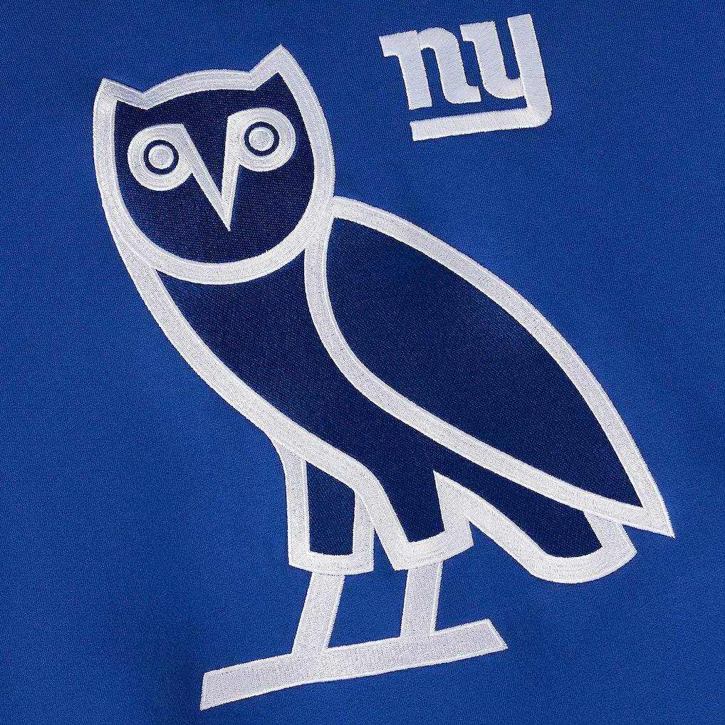 New York Giants OVO Icon Team Pullover Hoodie Royal