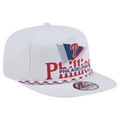 Philadelphia Phillies New Era Collide Golfer Snapback Hat - White Hats