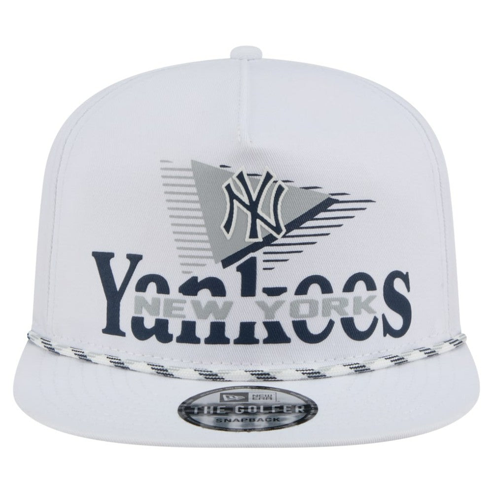 New York Yankees New Era Collide Golfer Snapback Hat - White Hats