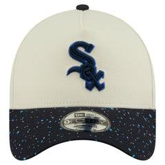Chicago White Sox New Era Speckle A-Frame 9FORTY Adjustable Hat - Cream Hats