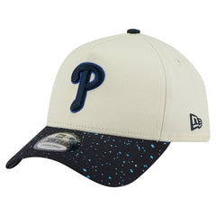 Philadelphia Phillies New Era Speckle A-Frame 9FORTY Adjustable Hat - Cream Hats