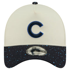 Chicago Cubs New Era Speckle A-Frame 9FORTY Adjustable Hat - Cream Hats