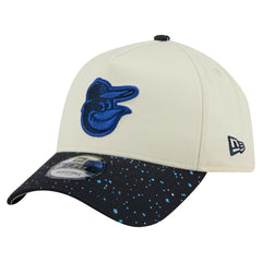 Baltimore Orioles New Era Speckle A-Frame 9FORTY Adjustable Hat - Cream Hats