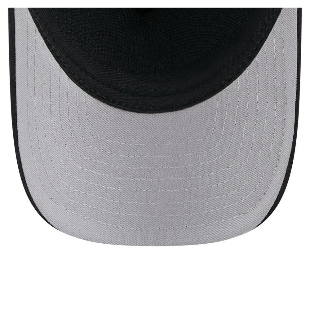 Atlanta Braves New Era City Initial 9FORTY A-Frame M-Crown Adjustable Trucker Hat - Black Hats