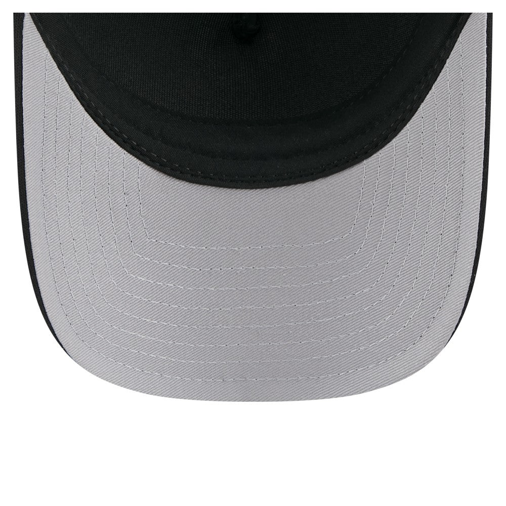 Los Angeles Angels New Era City Initial 9FORTY A-Frame M-Crown Adjustable Trucker Hat - Black Hats