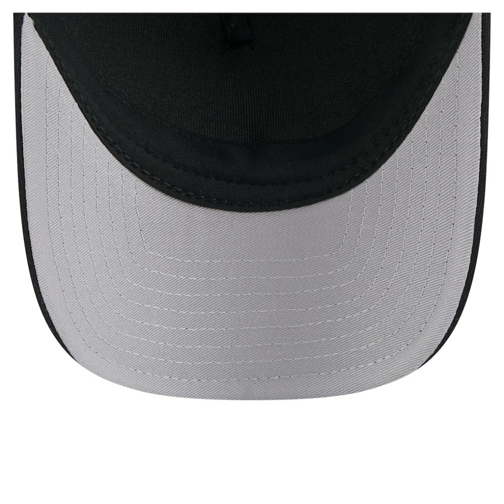 Athletics New Era City Initial 9FORTY A-Frame M-Crown Adjustable Trucker Hat - Black Hats