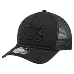 Tampa Bay Rays New Era City Initial 9FORTY A-Frame M-Crown Adjustable Trucker Hat - Black Hats