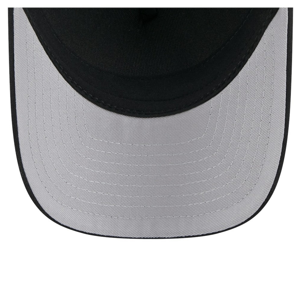 San Diego Padres New Era City Initial 9FORTY A-Frame M-Crown Adjustable Trucker Hat - Black Hats