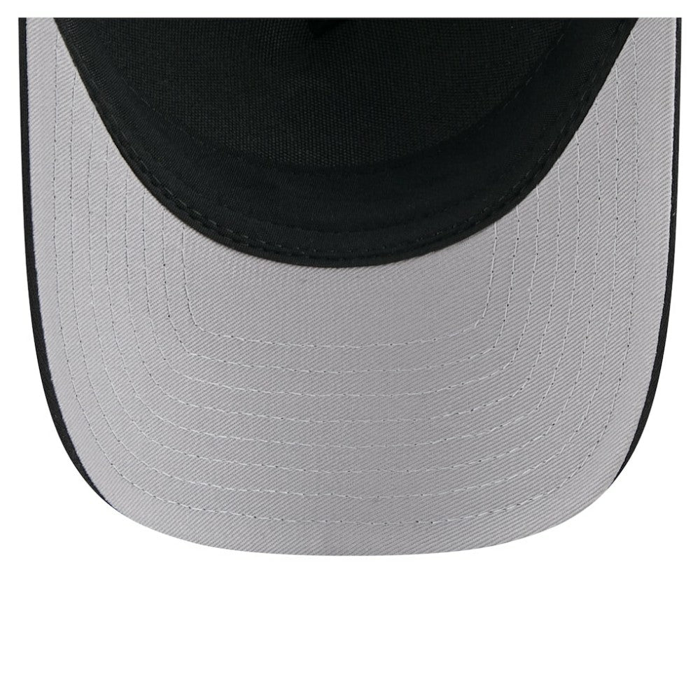 Texas Rangers New Era City Initial 9FORTY A-Frame M-Crown Adjustable Trucker Hat - Black Hats