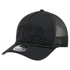Toronto Blue Jays New Era City Initial 9FORTY A-Frame M-Crown Adjustable Trucker Hat - Black Hats