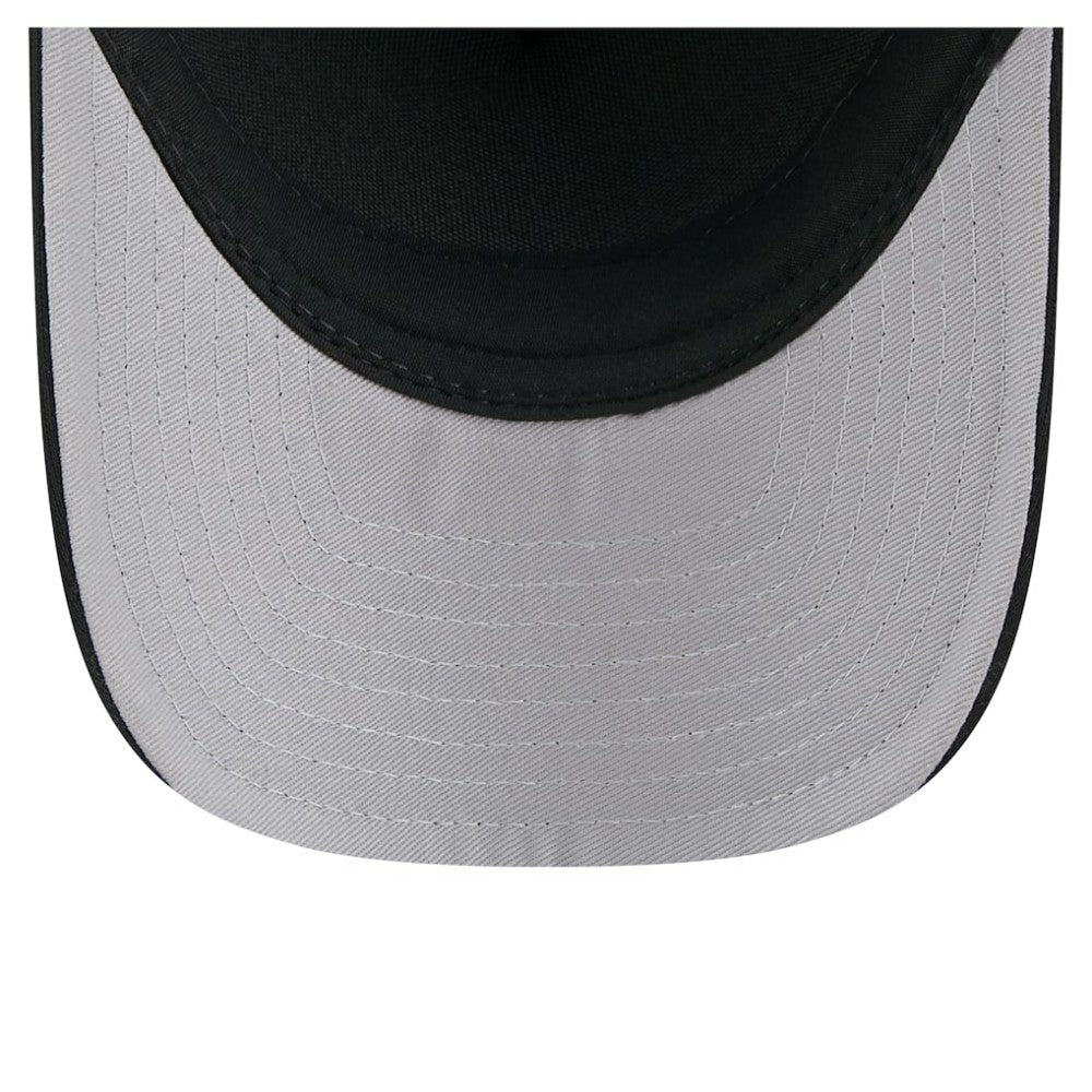 Chicago Cubs New Era City Initial 9FORTY A-Frame M-Crown Adjustable Trucker Hat - Black Hats
