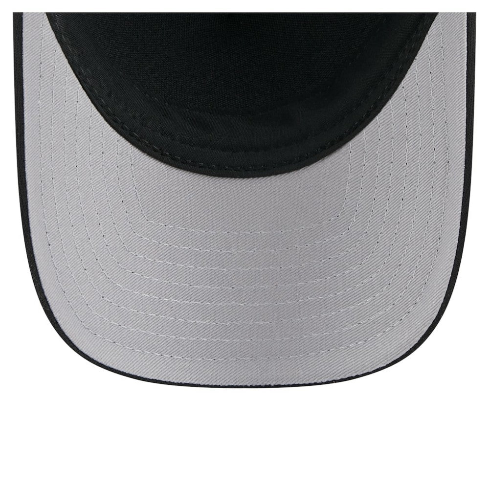 New York Mets New Era City Initial 9FORTY A-Frame M-Crown Adjustable Trucker Hat - Black Hats