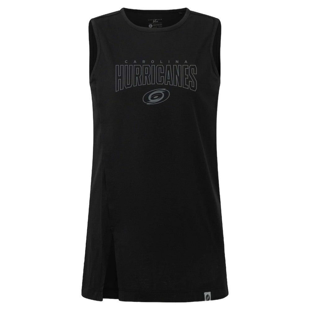 NHL Carolina Hurricanes Levelwear Women's Influx Darkmoon Tank Top - Black