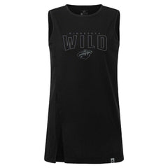 NHL Minnesota Wild Levelwear Women's Influx Darkmoon Tank Top - Black