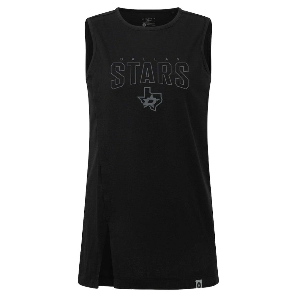 NHL Dallas Stars Levelwear Women's Influx Darkmoon Tank Top - Black