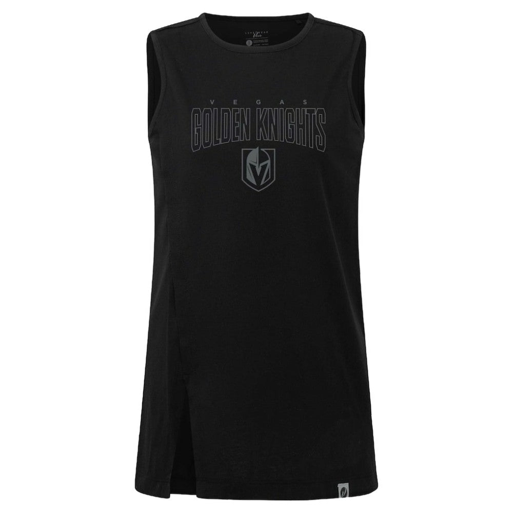 NHL Vegas Golden Knights Levelwear Women's Influx Darkmoon Tank Top - Black