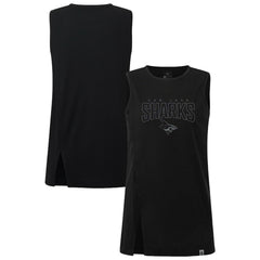 NHL San Jose Sharks Levelwear Women's Influx Darkmoon Tank Top - Black