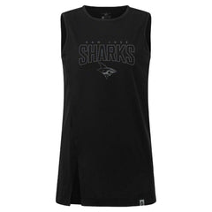 NHL San Jose Sharks Levelwear Women's Influx Darkmoon Tank Top - Black
