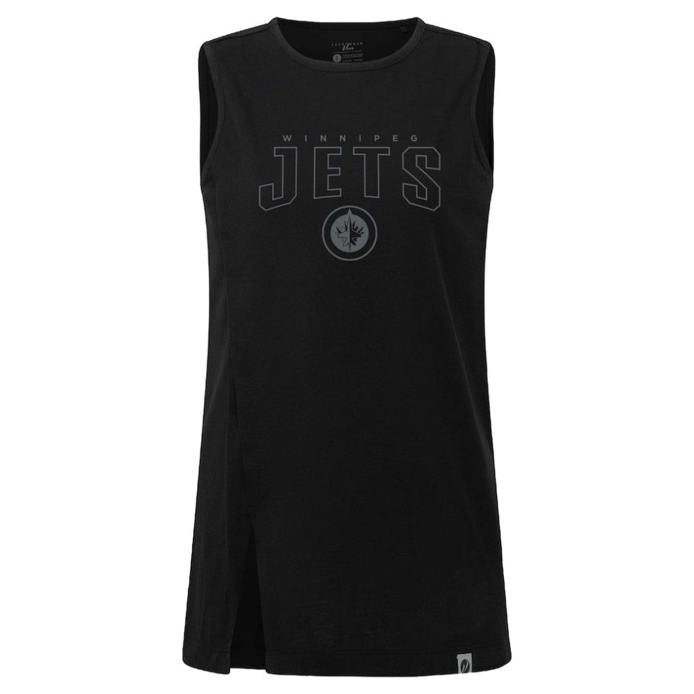 NHL Winnipeg Jets Levelwear Women's Influx Darkmoon Tank Top - Black