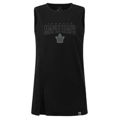 NHL Toronto Maple Leafs Levelwear Women's Influx Darkmoon Tank Top - Black