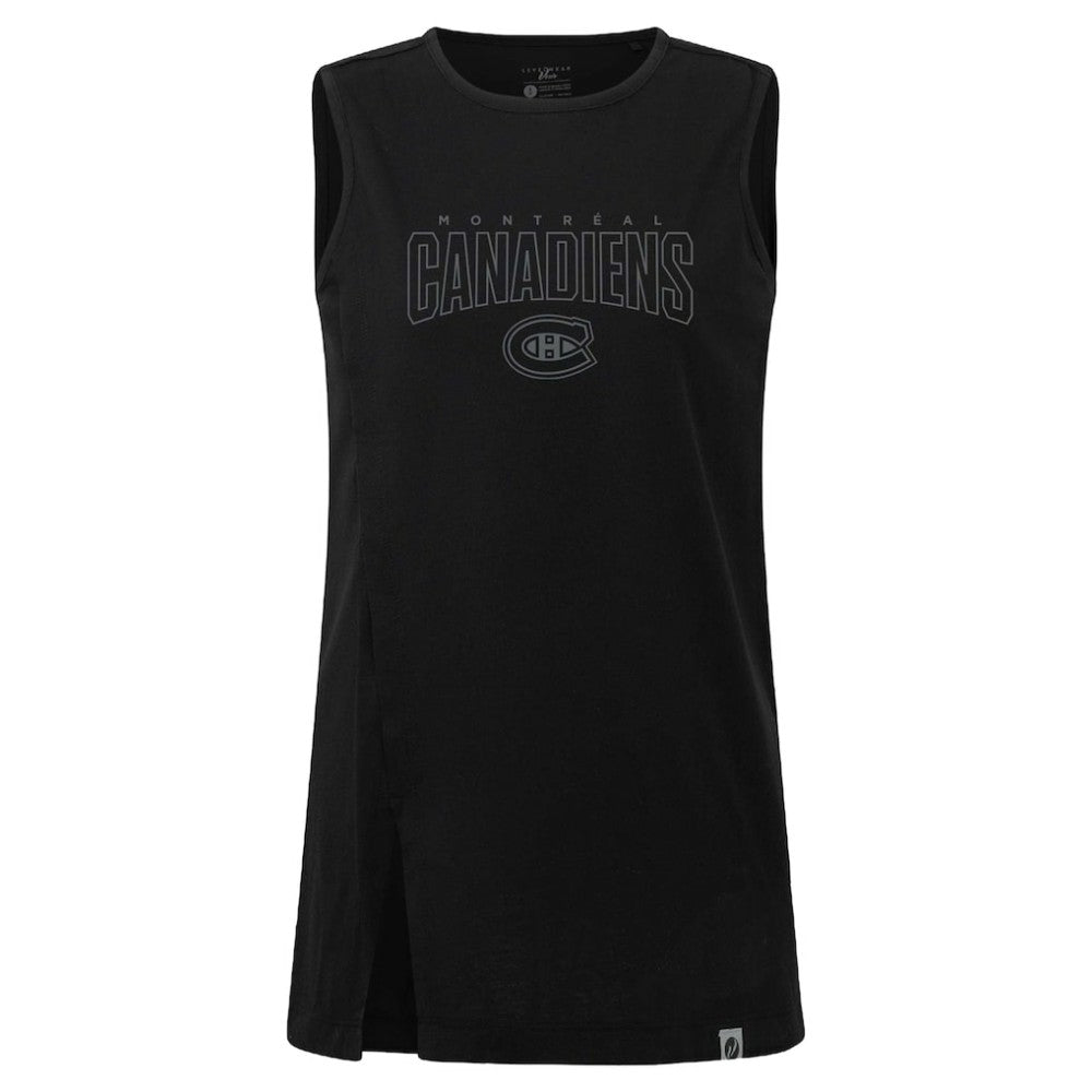 NHL Montreal Canadiens Levelwear Women's Influx Darkmoon Tank Top - Black