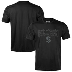 NHL Seattle Kraken Levelwear Richmond Darkmoon T-Shirt - Black