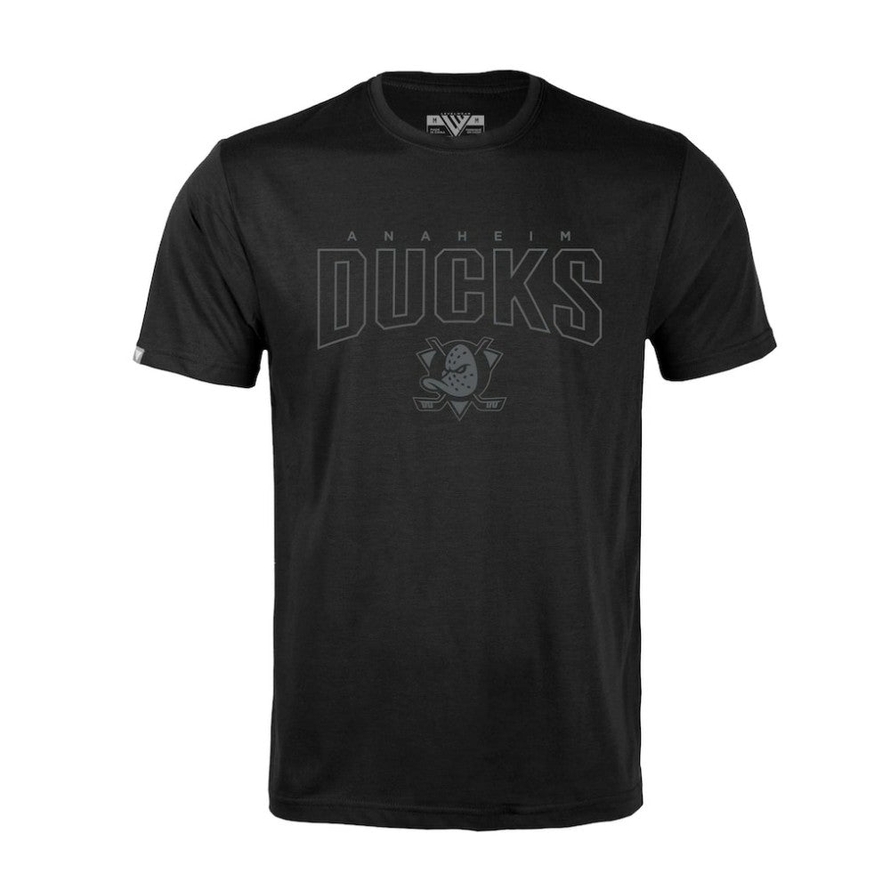 NHL Anaheim Ducks Levelwear Richmond Darkmoon T-Shirt - Black