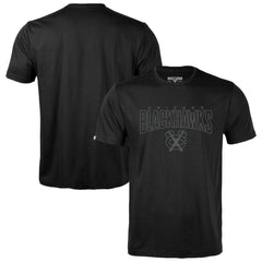 NHL Chicago Blackhawks Levelwear Richmond Darkmoon T-Shirt - Black