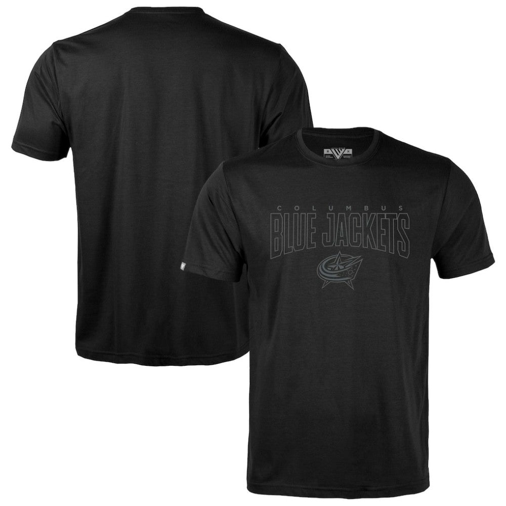 NHL Columbus Blue Jackets Levelwear Richmond Darkmoon T-Shirt - Black