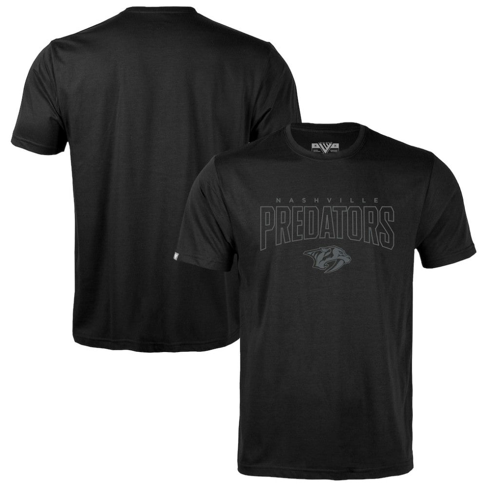 NHL Nashville Predators Levelwear Richmond Darkmoon T-Shirt - Black