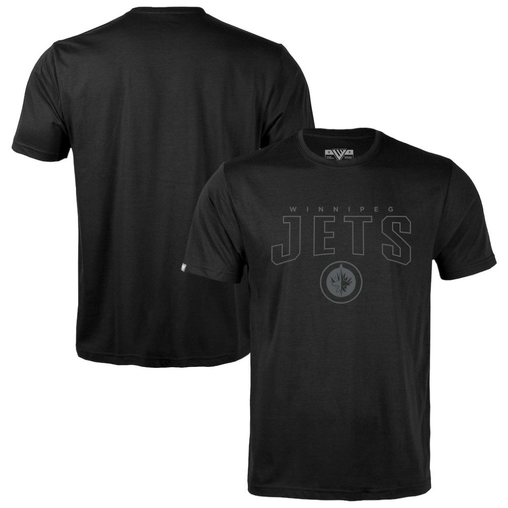 NHL Winnipeg Jets Levelwear Richmond Darkmoon T-Shirt - Black