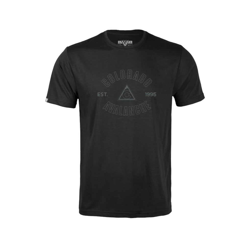 NHL Colorado Avalanche Levelwear Youth Little Richmond Abyssal T-Shirt - Black