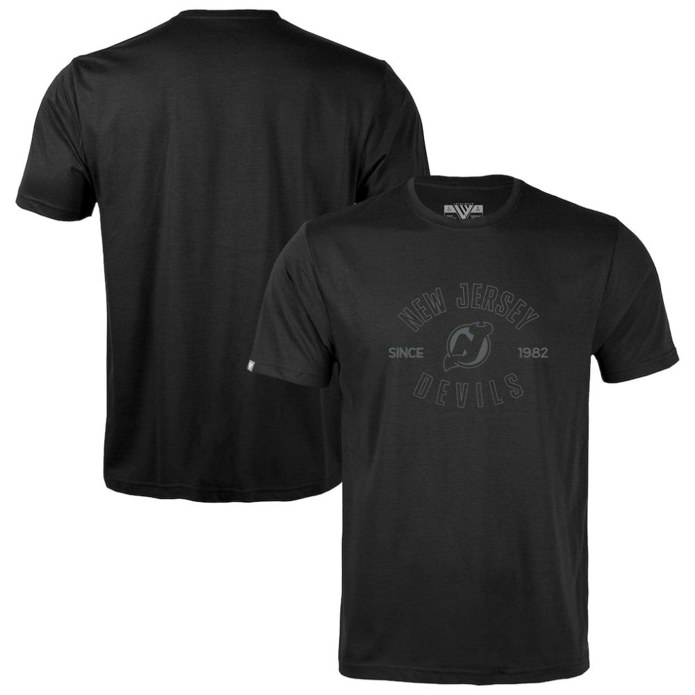 NHL New Jersey Devils Levelwear Youth Little Richmond Abyssal T-Shirt - Black