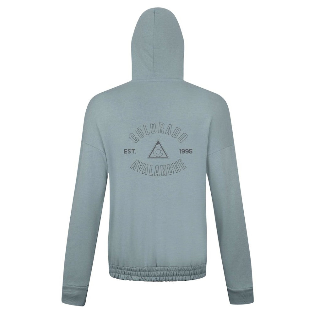 NHL Colorado Avalanche Levelwear Women's Waterfall Nightfall Pullover Hoodie - Gray