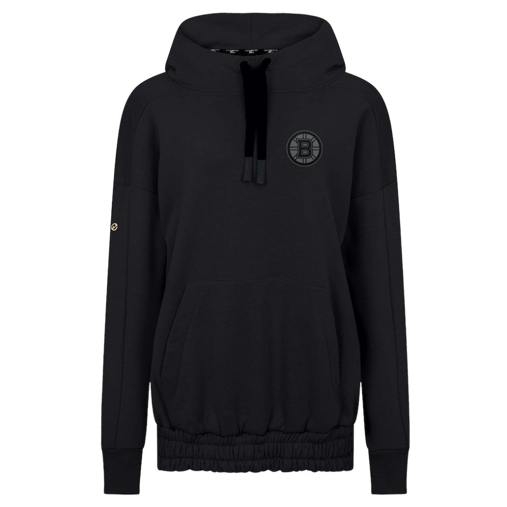 NHL Boston Bruins Levelwear Women's Waterfall Nightfall Pullover Hoodie - Black