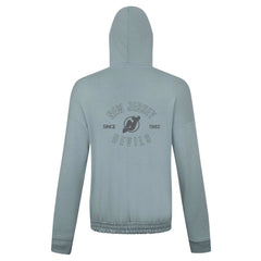 NHL New Jersey Devils Levelwear Women's Waterfall Nightfall Pullover Hoodie - Gray