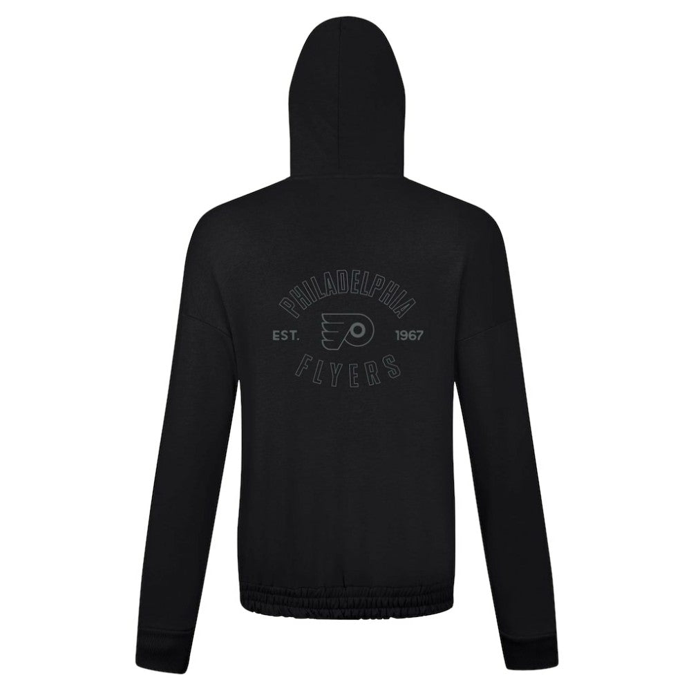 NHL Philadelphia Flyers Levelwear Women's Waterfall Nightfall Pullover Hoodie - Black