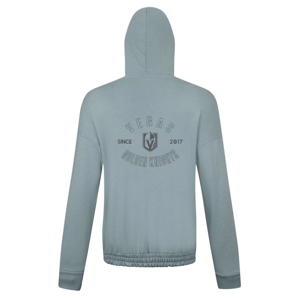 NHL Vegas Golden Knights Levelwear Women's Waterfall Nightfall Pullover Hoodie - Gray