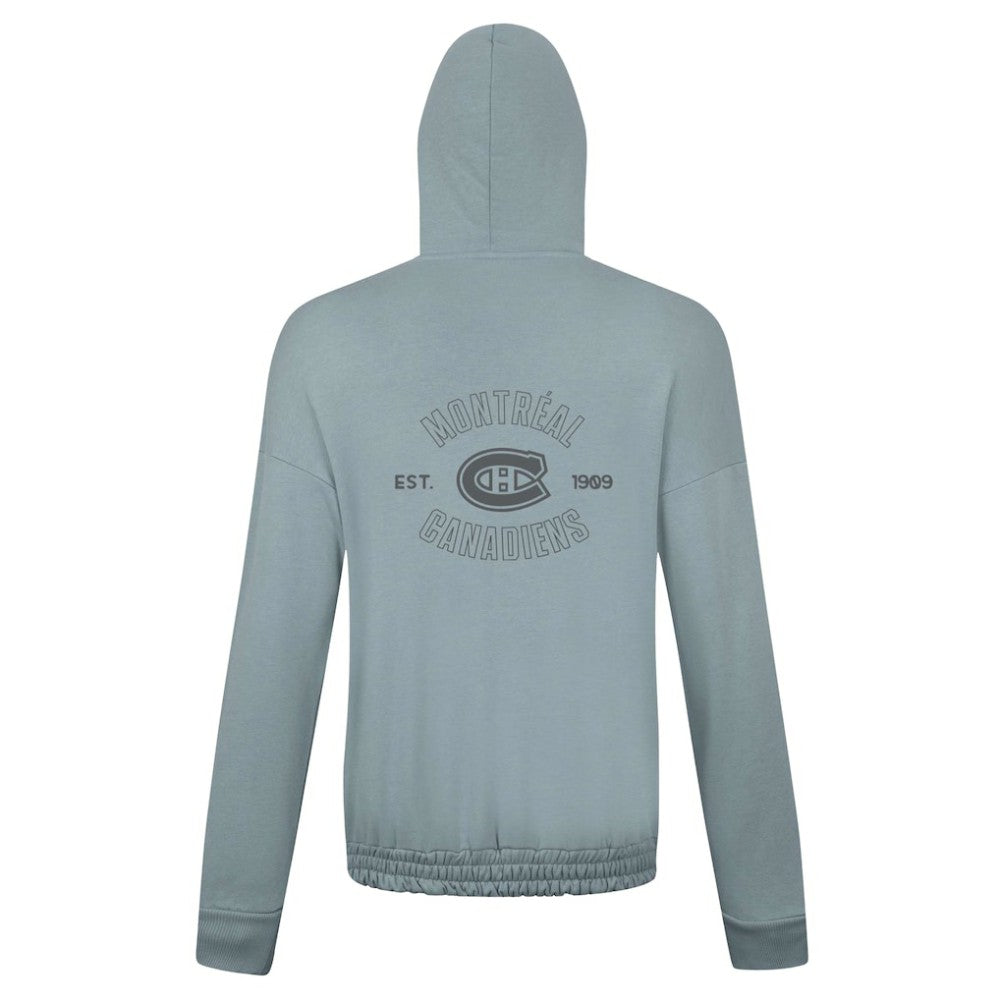 NHL Montreal Canadiens Levelwear Women's Waterfall Nightfall Pullover Hoodie - Gray