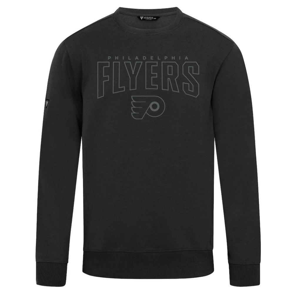 NHL Philadelphia Flyers Levelwear Zane Darkmoon Pullover Sweatshirt - Black