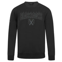 NHL Chicago Blackhawks Levelwear Zane Darkmoon Pullover Sweatshirt - Black