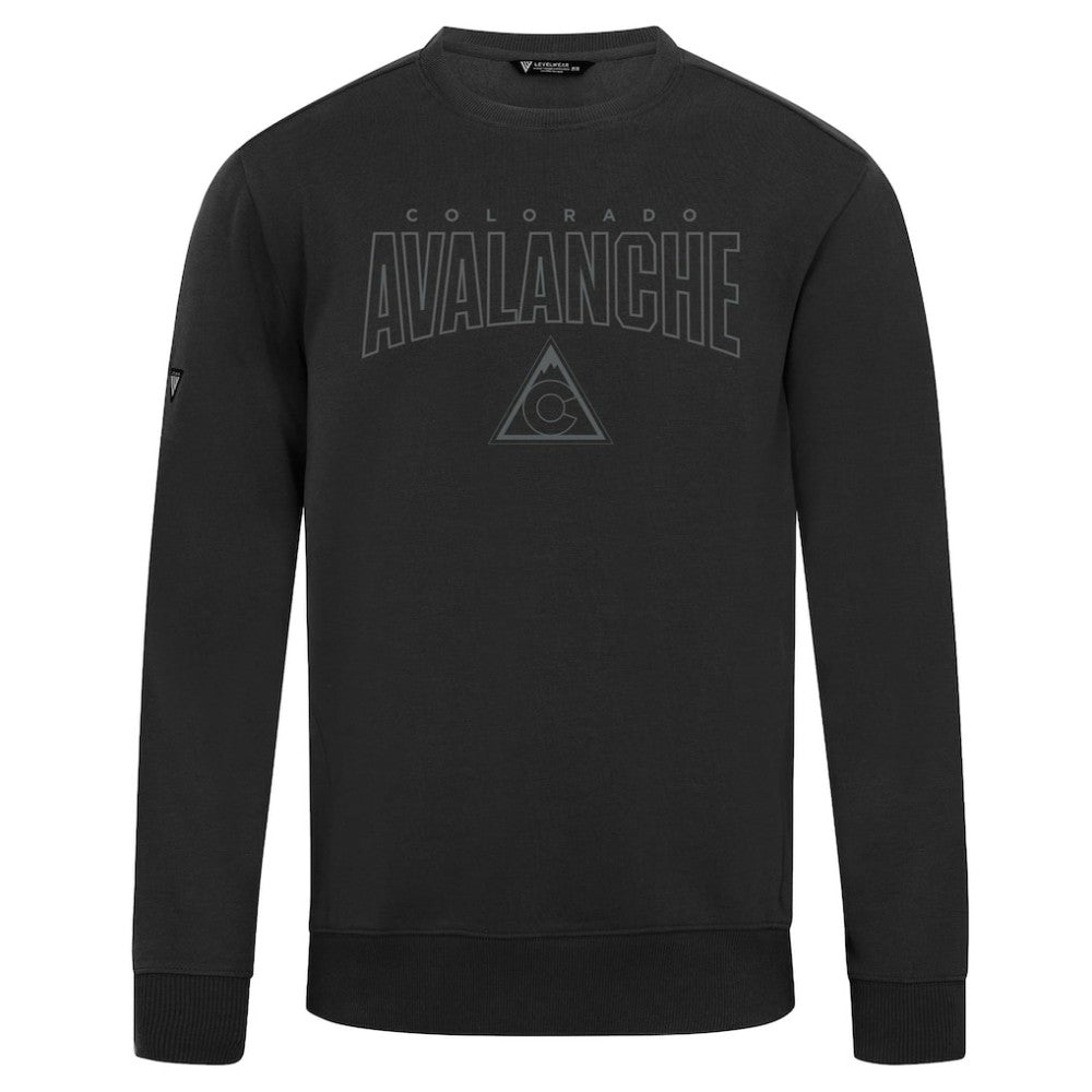 NHL Colorado Avalanche Levelwear Zane Darkmoon Pullover Sweatshirt - Black
