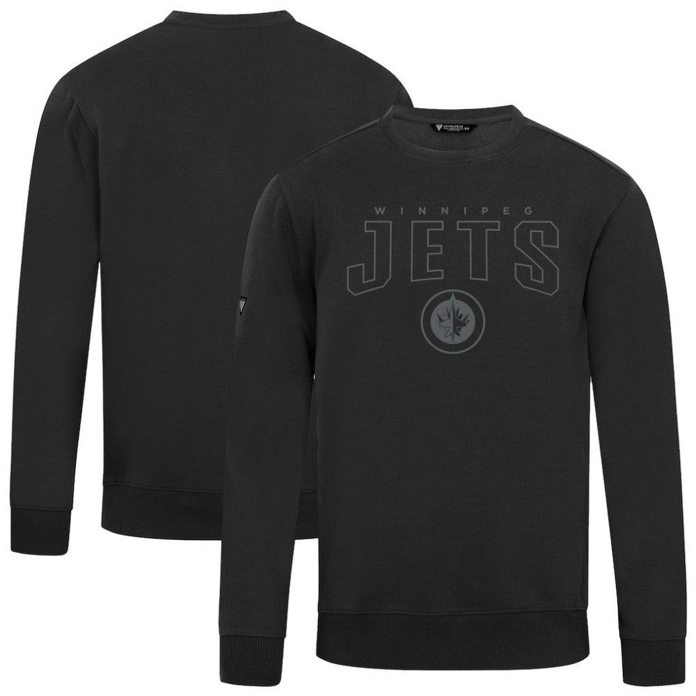 NHL Winnipeg Jets Levelwear Zane Darkmoon Pullover Sweatshirt - Black