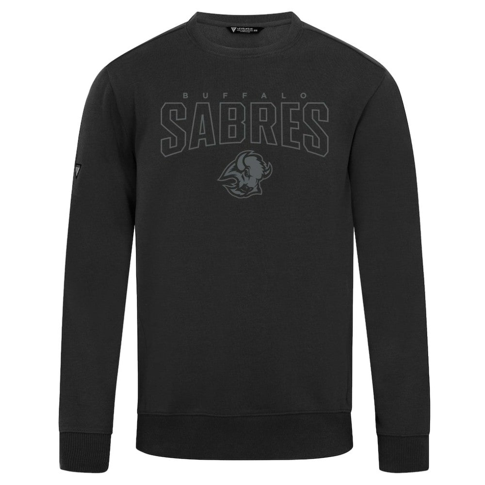 NHL Buffalo Sabres Levelwear Zane Darkmoon Pullover Sweatshirt - Black