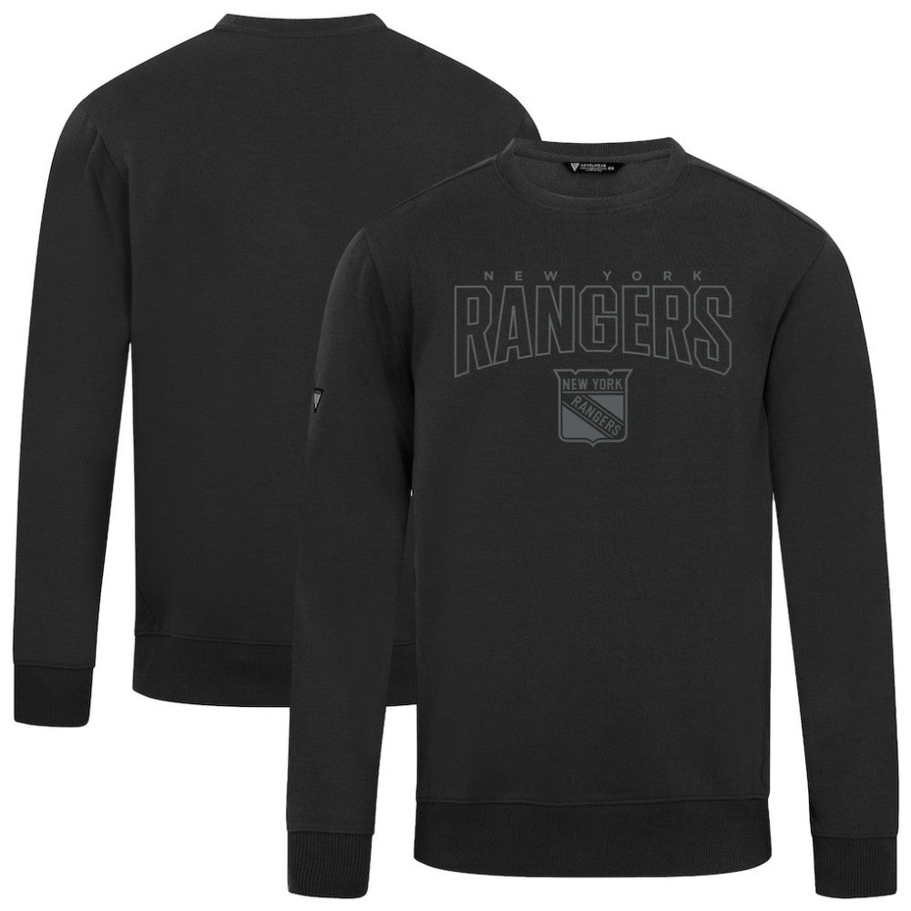 NHL New York Rangers Levelwear Zane Darkmoon Pullover Sweatshirt - Black