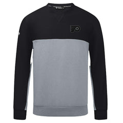 NHL Philadelphia Flyers Levelwear Legacy Nightfall Pullover Sweatshirt - Black/Gray