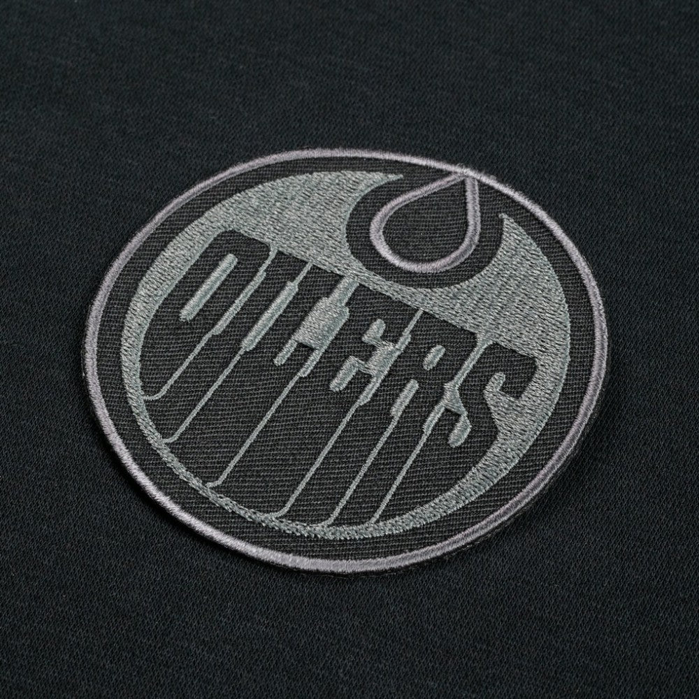 NHL Edmonton Oilers Levelwear Legacy Nightfall Pullover Sweatshirt - Black/Gray